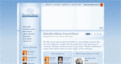 Desktop Screenshot of milanofuneralhome.com